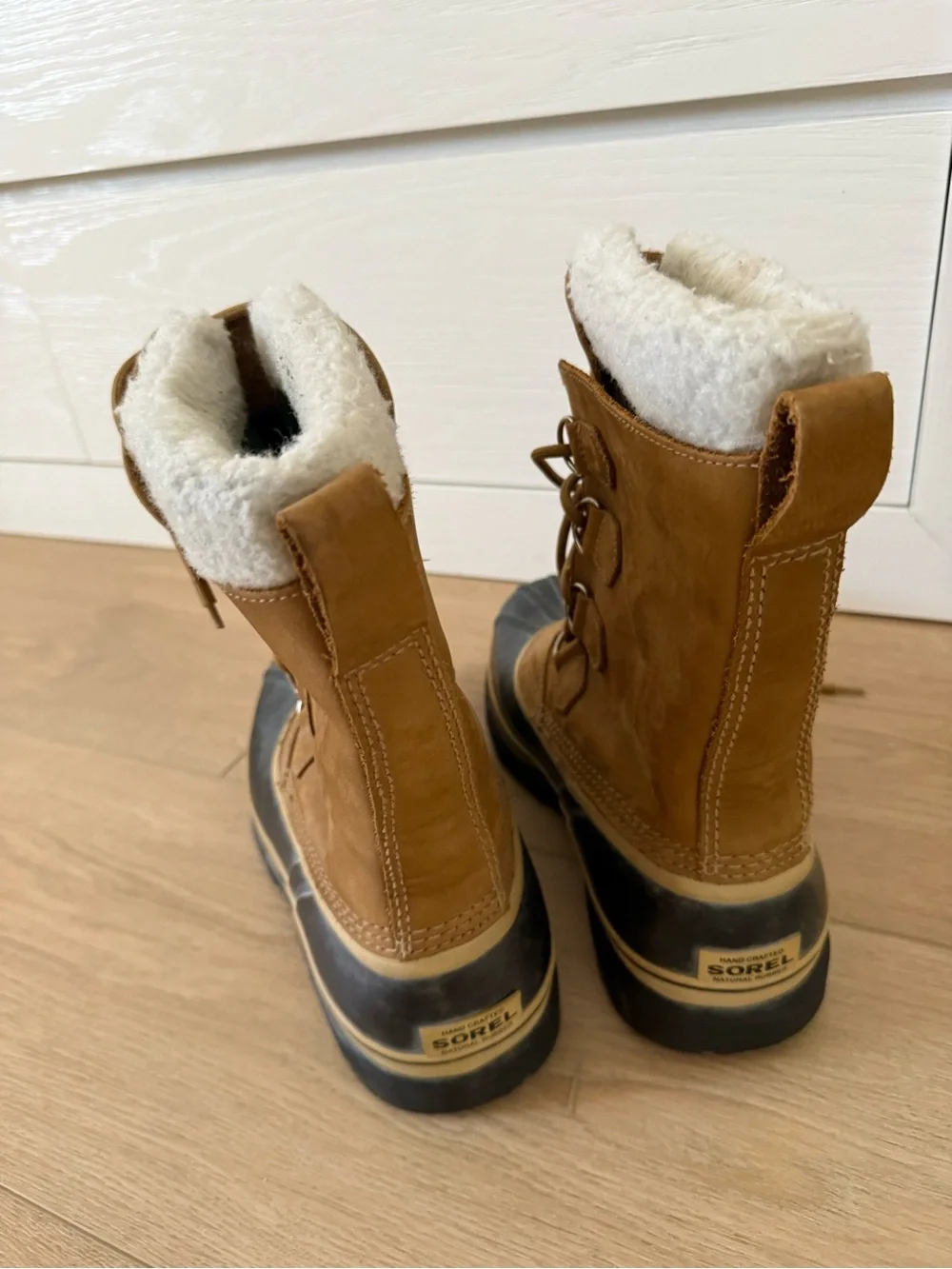 Sorel Caribou Waterproof Winter Snow Boots Men’s Size 11 Brown Black